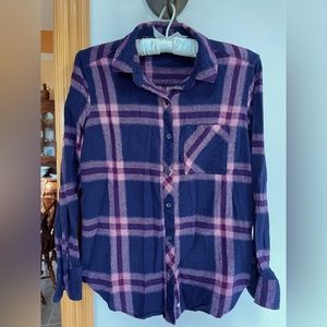 🔵 Woolrich cotton flannel shirt